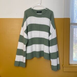 Zesica Oversized Crew Neck Sweater